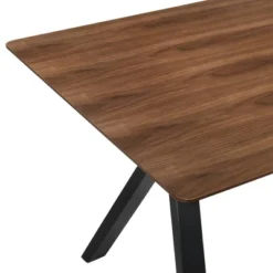 63" Laredo Mid-Century Modern Dining Table Walnut - Armen Living -Restaurant Furniture Store GUEST fda09ada 8995 4156 a1b7 4df2edc23973