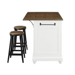 Mona Kitchen Island With 2 Stools White - Dorel Living 16 Mona Kitchen Island With 2 Stools White - Dorel Living -Restaurant Furniture Store GUEST fe1d3dfd adcf 4670 8e53 3bd0bd954c04