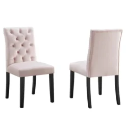 Set Of 2 Duchess Performance Velvet Dining Chairs - Modway -Restaurant Furniture Store GUEST fec775a2 733c 49c4 a4ef c5bf016a916c