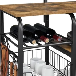 Yaheetech Kitchen Storage Shelves With 10 Hooks -Restaurant Furniture Store GUEST ff66b3d7 e13f 41ae 9f5d dc53c82d200b